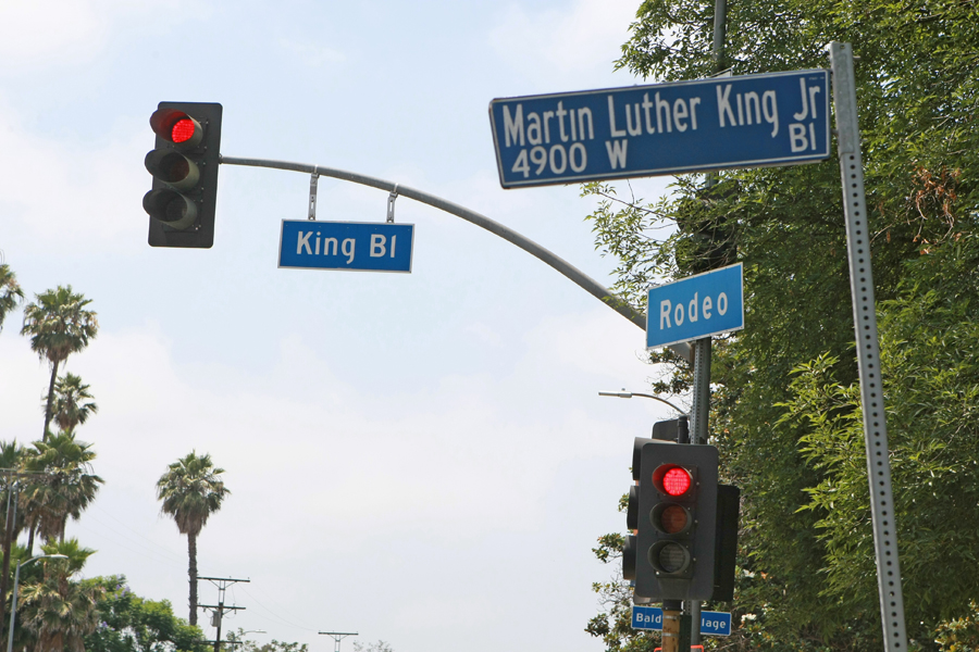If the name change is approved, Obama Blvd. will intersect with Martin Luther King Jr. Blvd. Photo by Jason Lewis